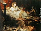 Famous Der Paintings - Der Tod der Kleopatra